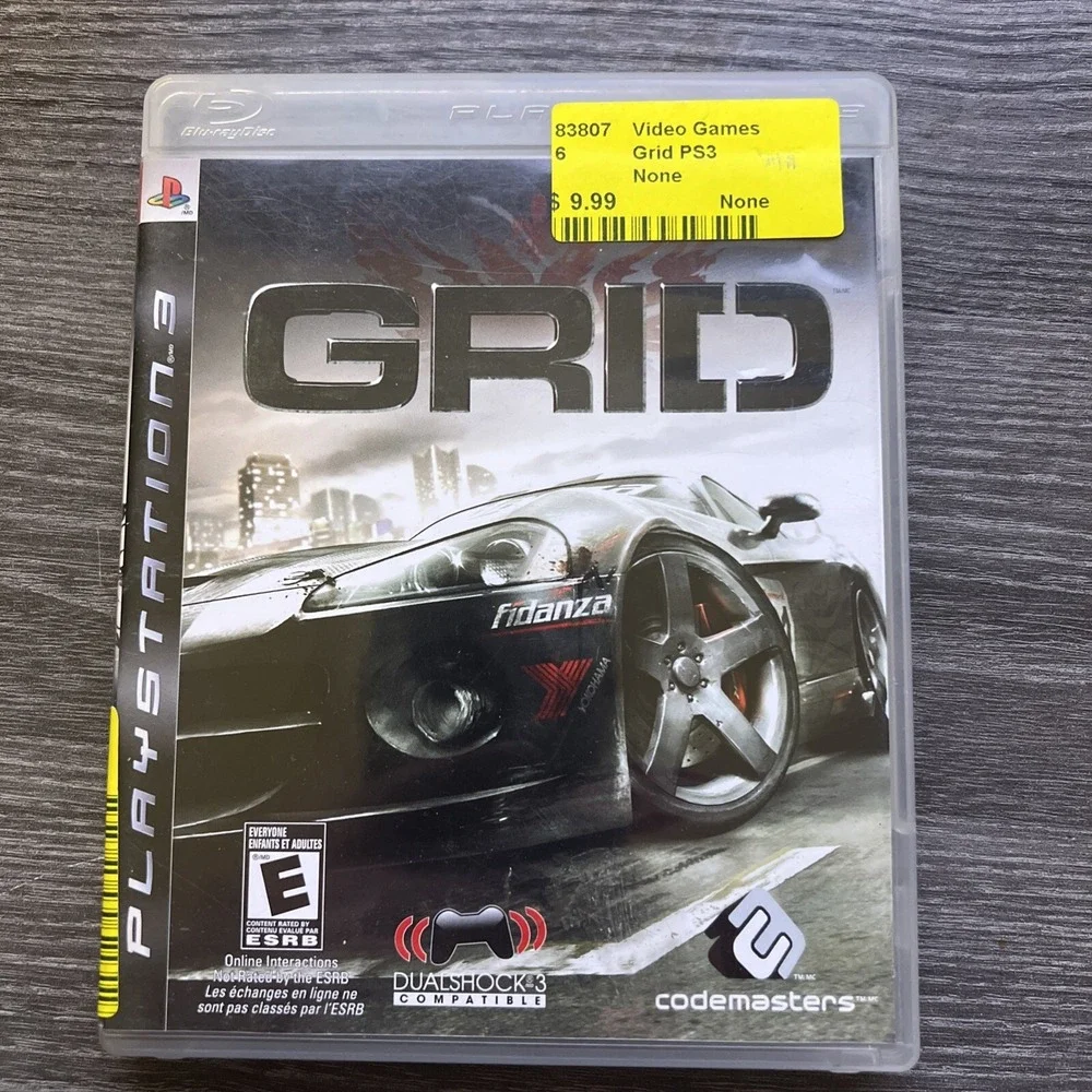 Grid Sony Playstation 3 PS3‎ Game Disc & Box